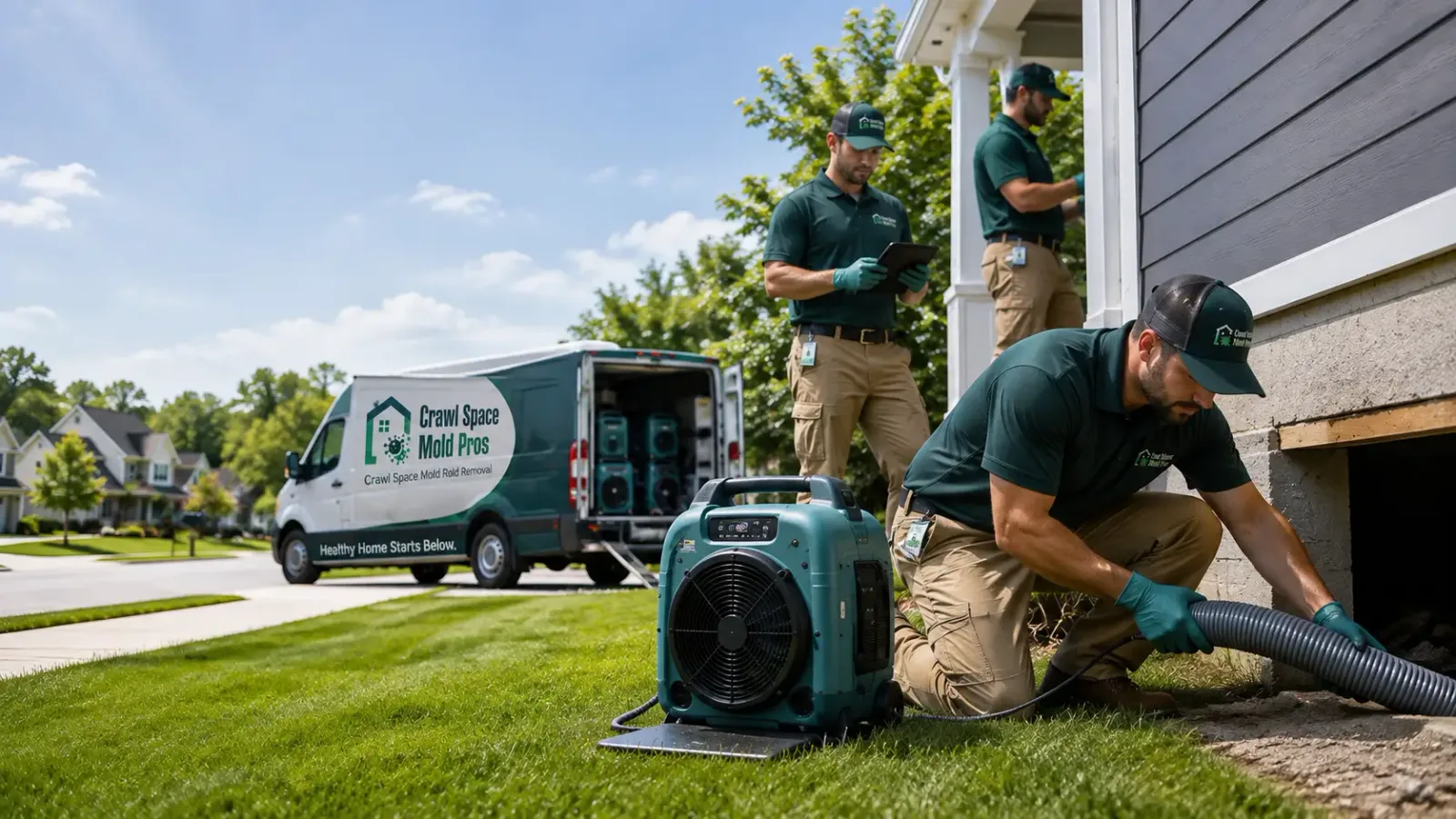 Crawl Space Mold Removal in Manchester, MA